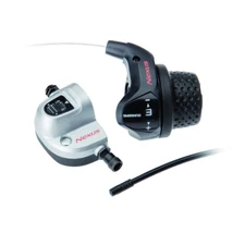 Shimano Nexus SL-3S41E markolat váltókar agyváltóhoz, bowden szettel, csak jobb, 3-as, rövid, fekete, OEM kiszerelés