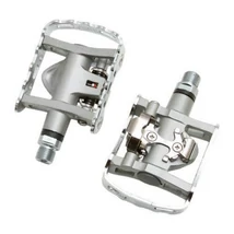 Shimano PD-M324 kombinált (alu keretes és SPD patent) pedál, ezüst