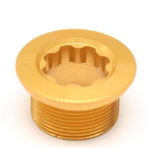 Shimano Saint FC-M810 integrált MTB hajtókar felfogató csavar, 20 x 11 mm, alumínium, arany színű
