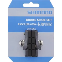 Shimano R55C3 cserélhető betétes országúti fékpofa, 55 mm, szürke