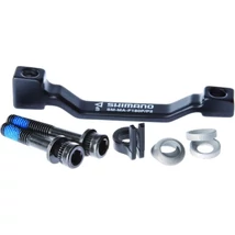 Shimano tárcsafék adapter, első vagy hátsó, PM-PM180, alumínium, fekete