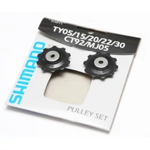 Shimano Tourney TY22 váltógörgő szett (alsó és felső), 10T, műanyag, fekete