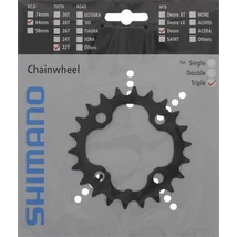 Shimano Deore FC-M590 MTB első lánckerék, 22T, 64 mm, 9s, acél, fekete