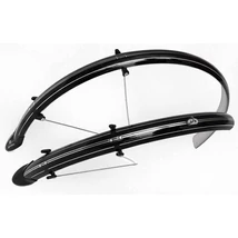 Spyral Analogue 26 colos MTB alu-műanyag sárvédő szett, 58mm, fekete