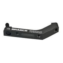 Spyral tárcsafék adapter, hátsó, FM-PM140, alumínium, fekete