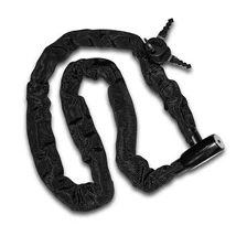 Spyral Energy integrált láncos lakat  5 mm x 90 cm, fekete