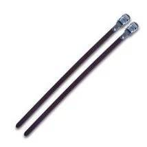 Spyral klipsz szíj, 12x450 mm, párban, barna