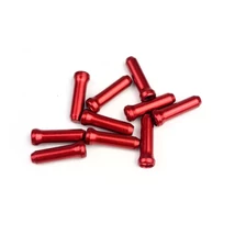Spyral 2 mm-es alumínium bowdenvég kupak 10 db, piros