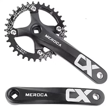 Spyral Meroca CX N-W négyszögtengelyes MTB hajtómű, 34T, 1x9-12s lánckerékkel, 170 mm, alumínium, fekete