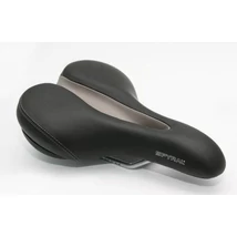 Spyral Comfort Anatomic unisex komfort nyereg, 275 x 170 mm, 445g, fekete-barna