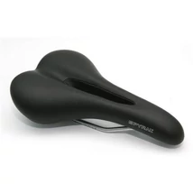 Spyral Tour Anatomic unisex komfort nyereg, 280 x 155 mm, 365g, fekete
