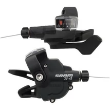 Sram X4 Trigger váltókar készlet (bal és jobb), 3x8s, fekete