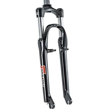 Suntour M3030-P 26 colos MTB teleszkóp, 1 1/8 colos menetes nyakkal (28,6 x 210 mm), 75 mm rugóút, fekete