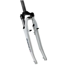 Suntour CR-8V-P 28 colos trekking teleszkóp, 1 colos menetes nyakkal (25,4 x 210 mm), 50 mm rugóút, fehér