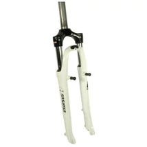Suntour NEX-P 28 colos trekking teleszkóp, 1 1/8 colos A-Head nyakkal (28,6 x 255 mm), 63 mm rugóút, fehér