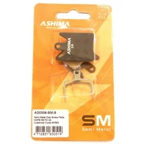 Ashima AD0308-SM-S tárcsafék betét Hope Moto V2 fékekhez, acél alap, fél-fémes pofa