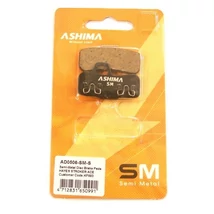 Ashima AD0506-SM-S tárcsafék betét Hayes Stroker Ace fékekhez, acél alap, fél-fémes pofa