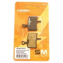 Ashima AD0602-SM-S tárcsafék betét Diatech Anchor fékekhez, acél alap, fél-fémes pofa