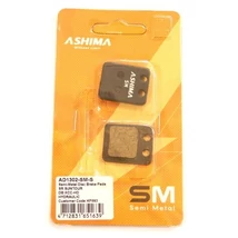 Ashima AD1302-SM-S tárcsafék betét Suntour DB XCC HD fékekhez, acél alap, fél-fémes pofa