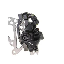 Saccon mechanikus első tárcsafék szett (féktest, 160 mm IS-PM adapter), fekete