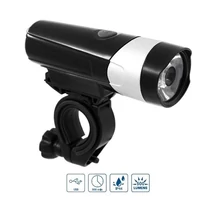 VeloGo 500 USB-ről tölthető első lámpa, 6W, 500 lumen, fekete