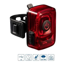VeloGo CHIP LED-es USB-ről tölthető hátsó lámpa, 30 lumen