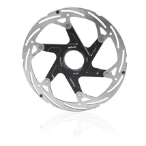 XLC BR-X82 alu küllős féktárcsa, Centelock, 160 mm, fekete-ezüst