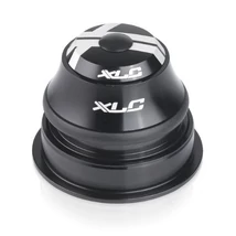 XLC HS-I07 Tapered (1 1/8 - 1 1/4) félintegrált kormánycsapágy, ipari csapágyas, alu csészés, fekete