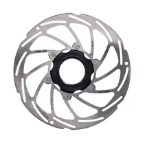 XLC BR-X86 alu-acél kompozit féktárcsa, Centelock, 160 mm, fekete-ezüst