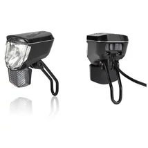 XLC CL-D08 dinamós első LED lámpa 45 lux, e-bike (6-48V), kapcsolós, fekete