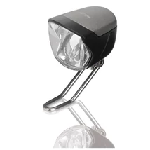 XLC CL-D06 e-bike (6-48V) első LED lámpa alkonykapcsolóval, 70 lux, fekete