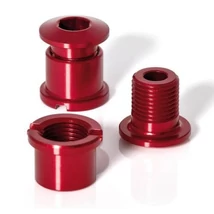 XLC CR-X01 M8 x 8,5 mm lánckerék csavar szett, 5 db, piros