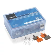 XLC BP-O07 tárcsafék fékbetét Shimano M395-495-525 és Tektro hidr. fékekhez, acél alap, organikus pofa, 25 pár