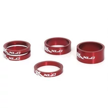 XLC AS-A02 kormányszár alátét (stucni hézagoló) szett 28,6 x 5-5-5-10-15 mm (1 1/8"), alumínium, piros