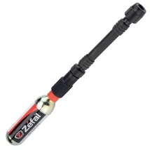 Zefal Ez Control CO2 minipumpa, minden szeleptípushoz, flexibilis pumpacsővel, ,16 grammos patronnal, fekete