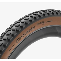 Pirelli Cinturato Gravel M 27,5x2,0 (50-584) külső gumi (köpeny), kevlárperemes, defektvédett (TechWall), TL-Ready, 675g, barna oldalfal