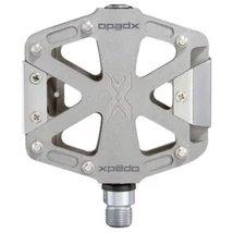 Xpedo MX Force 2 MTB platform pedál, alu, cserélhető szegecsekkel, ezüst