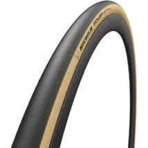 Michelin Power Cup Classic TS TLR Kevlar Competition Line 622-25 (700x25c) külső gumi (köpeny), 4x120TPI, TL Ready, kevlárperemes, 270g, barna oldalfalú