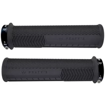 Peaty's Monarch Knurl bilincses gumi markolat, 138 mm, vastag, fekete, fekete bilinccsel