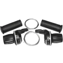 Sram 3.0 Comp Twister markolat váltókar szett (bal, jobb és markolatok), 3x7s, fekete