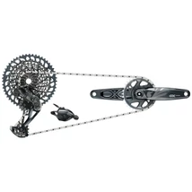Sram GX Eagle Lunar 175 Boost DUB integrált tengelyes MTB hajtáslánc szett, 1x12, szürke