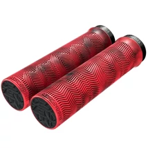 Truvativ Descendant bilincses gumi markolat, 133 mm, piros-fekete márványmintás