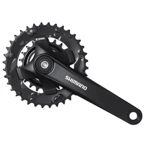Shimano Altus FC-MT101-2 négyszögtengelyes MTB hajtómű 22-36T, 175 mm, 2x9s, alu, fekete, OEM kiszerelés