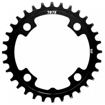 Sunrace CRMX04 első lánckerék 34T, 4x104 mm (szimmetrikus), 1x10-12s, narrow-wide, alumínium, fekete