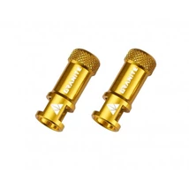 Granite Juicy Nipple szelepsapka, presta szelepes, szelep betekerővel, arany színű, 1 pár