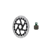Magura MDR-P féktárcsa 8S fékbetéttel szettben, 6 csavaros, 220 mm, csavarokkal