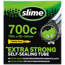 Slime Smart Tube 700C x 25-34 (28 x 1,1-1,2) (622x25-34) defektvédett sport trekking belső gumi, FV48 (48 mm hosszú szeleppel, presta)
