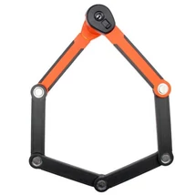 Kryptonite Evolution 790 kulcsos colostok lakat, 90 cm, vázkonzollal, fekete-narancs