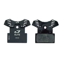 Jagwire Elite tárcsafék betét Shimano SLX, XT, XTR fékekhez, alu-grafén alap, hűtőbordás, fél-fémes pofa