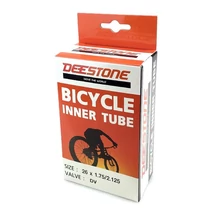 Deestone 26 x 1,75-2,125 (44/54-559) MTB belső gumi 26 mm hosszú szeleppel, dunlop